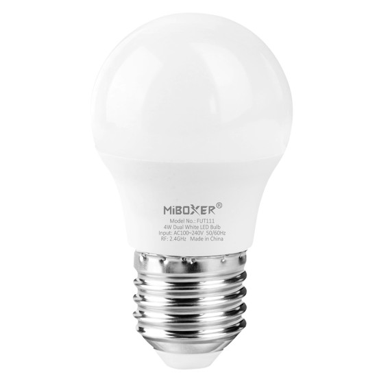 Dual white LED bulb (E27, 4W, 2.4G) - Lighting by Luminance
