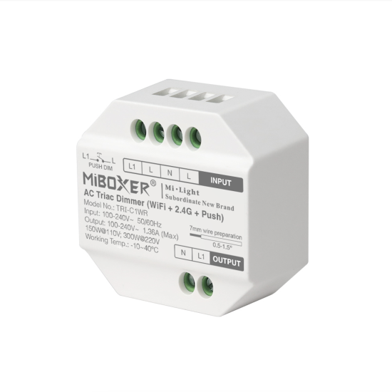 Диммер AC Triac (WiFi + 2.4G + Push) - Освещение от Luminance