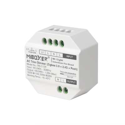 AC Triac dimmer (Zigbee 3.0 + 2.4G + Push) - Luminance