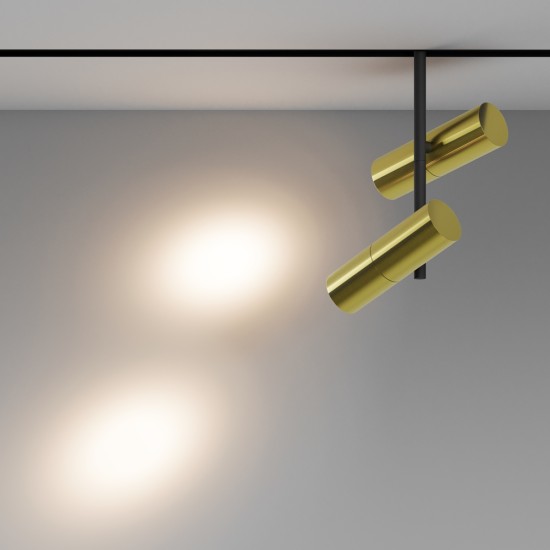 Siinivalgusti Elti Duo Exility 3000K 24W 36°, Must/Messing - Valgustus Luminance'ilt