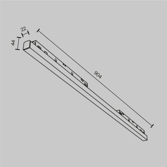 Siinivalgusti Basis Exility 2700-6000K 30W 120° hämardatav DALI, Valge - Valgustus Luminance'ilt