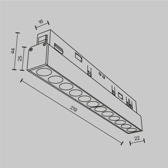 Siinivalgusti Points Exility 4000K 12W 36°, Valge - Valgustus Luminance'ilt