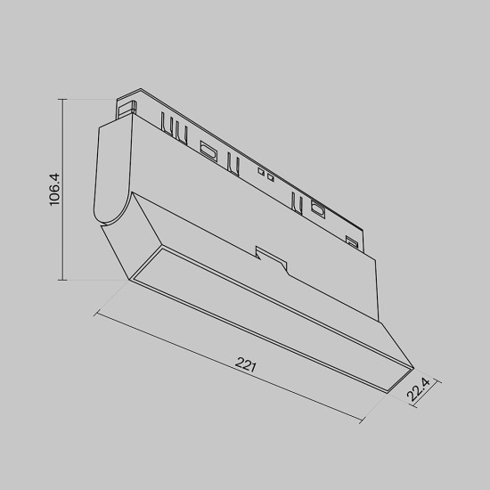 Siinivalgusti Basis Rot Exility 2700-6000K 12W 120° hämardatav DALI, Valge - Valgustus Luminance'ilt