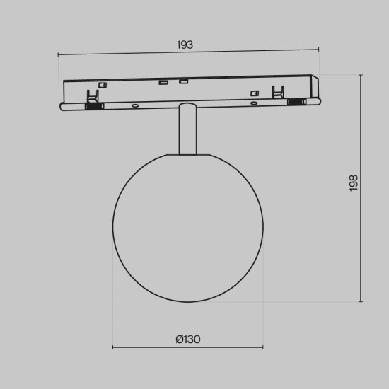 Siinivalgusti Luna Exility 3000K 5W 360°, Must - Valgustus Luminance'ilt