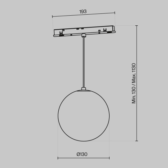 Siin Luminaire Luna EXILITY 2700-6000K 6W 360° Dim DALI 2, Must - Valgustus Luminance'ilt