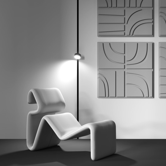 Siinivalgusti Rado Exility 2700-6000K 18W 120° hämardatav DALI, Must - Valgustus Luminance'ilt