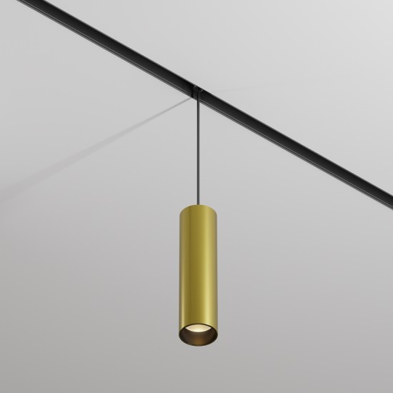 Ripp-siinivalgusti Focus Led Exility 3000K 12W 36°, Must/Messing - Valgustus Luminance'ilt