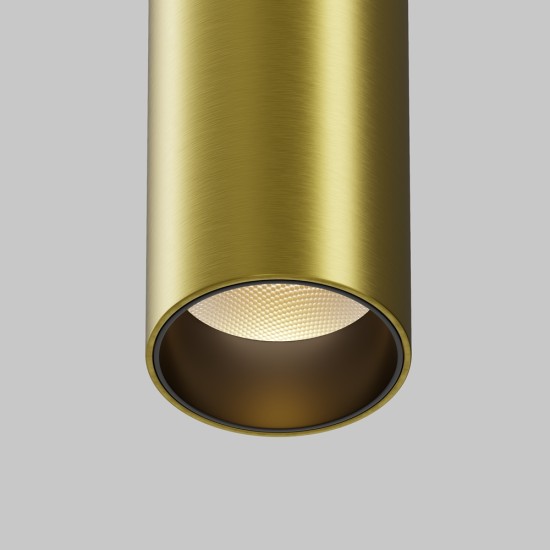 Ripp-siinivalgusti Focus Led Exility 3000K 12W 36°, Must/Messing - Valgustus Luminance'ilt