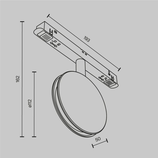 Siinivalgusti Outline Exility 3000K 6W 180°, Must - Valgustus Luminance'ilt