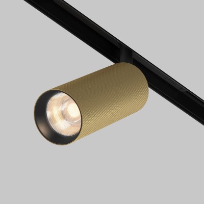 Track luminaire Artisan Exility 3000K 12W 36°, Black/Gold - Lighting by Luminance