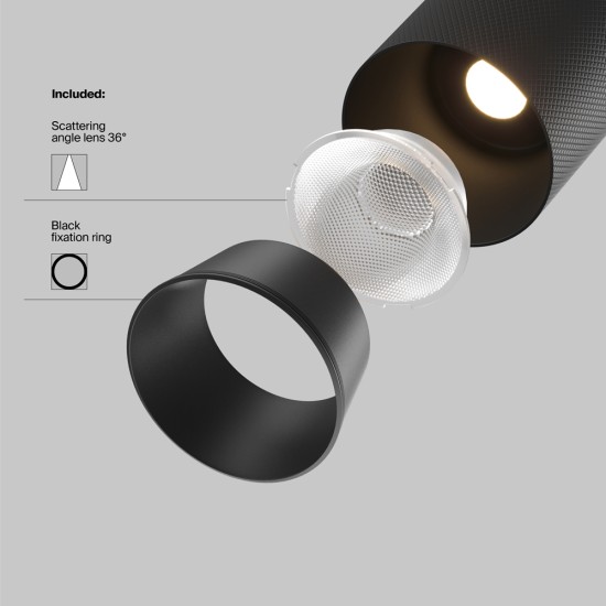 Siinivalgusti Artisan Exility 4000K 12W 36°, Must - Valgustus Luminance'ilt