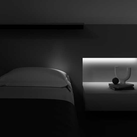 Siinivalgusti Points S Exility 3000K 2W 24°, Must - Valgustus Luminance'ilt
