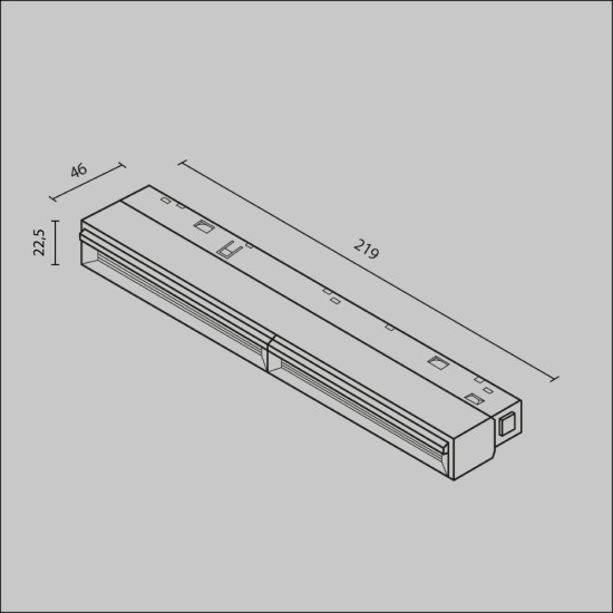 Siinivalgusti Parete Exility 2700-6000K 12W 120°, Must - Valgustus Luminance'ilt