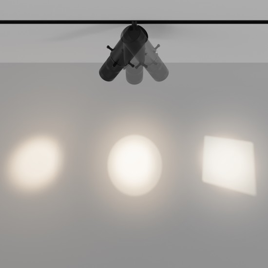 Siinivalgusti Gala Exility 3000K 10W 20°-35°, Must - Valgustus Luminance'ilt