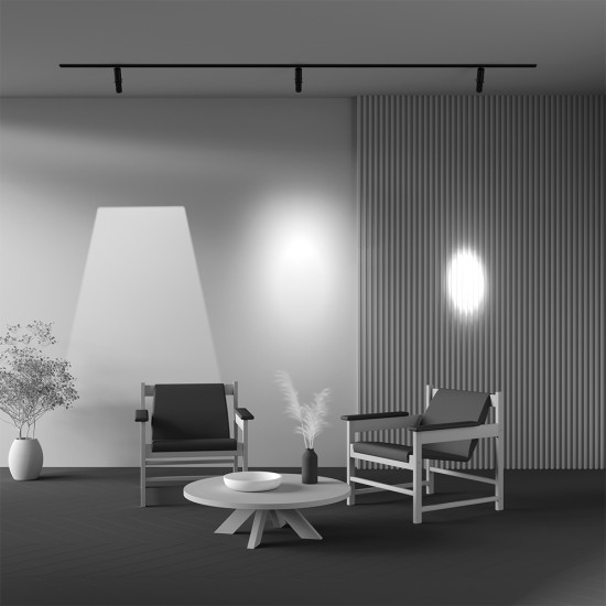 Siinivalgusti Gala Exility 3000K 10W 20°-35°, Must - Valgustus Luminance'ilt