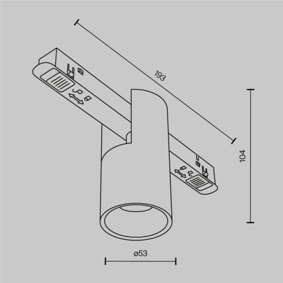 Siinivalgusti Alfa Exility 2700-6000K 7W 50° hämardatav Smart, Messing - Valgustus Luminance'ilt