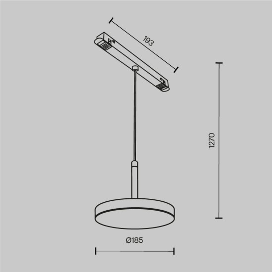 Siinivalgusti Plato Exility 3000K 15W 120°, Must - Valgustus Luminance'ilt