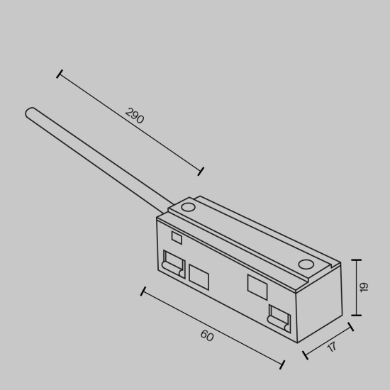 Toitesisend Exility, Valge - Valgustus Luminance'ilt