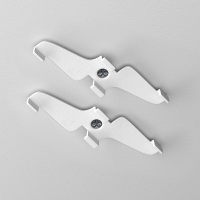 Pinnapealse paigalduse klamber Exility, Valge - Valgustus Luminance'ilt