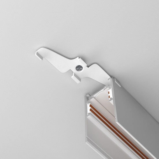 Pinnapealse paigalduse klamber Exility, Valge - Valgustus Luminance'ilt