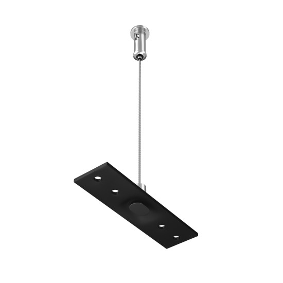 Riputuskomplekt 2 tk Exility, Must - Valgustus Luminance'ilt