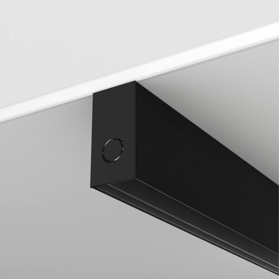 Siin Exility pinnapealne/riputatav, 1m, Must - Valgustus Luminance'ilt