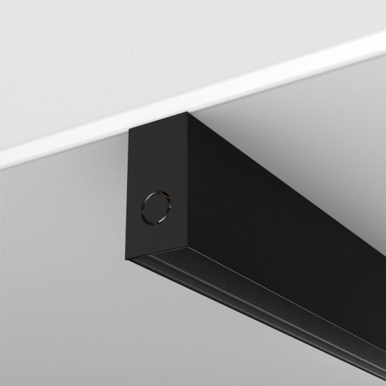 Siin Exility pinnapealne/riputatav, 2m, Must - Valgustus Luminance'ilt