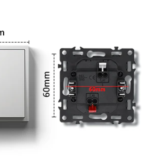 Kahene lüliti "LUUM", must - Valgustus Luminance'ilt