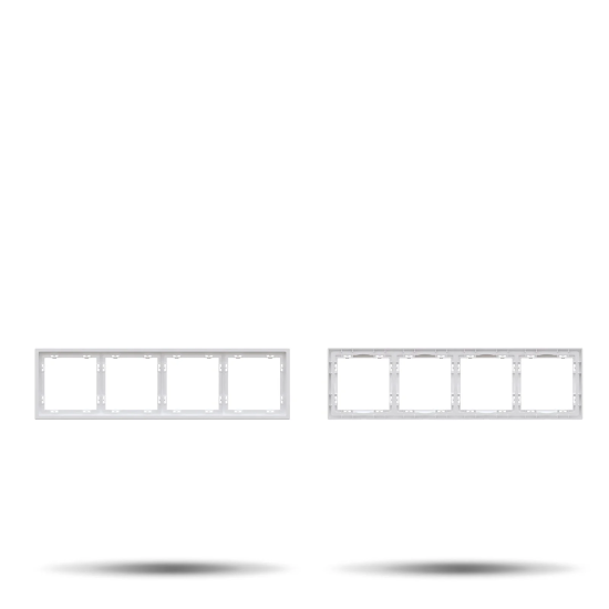 neljane raam “LUUM”, valge - Valgustus Luminance'ilt