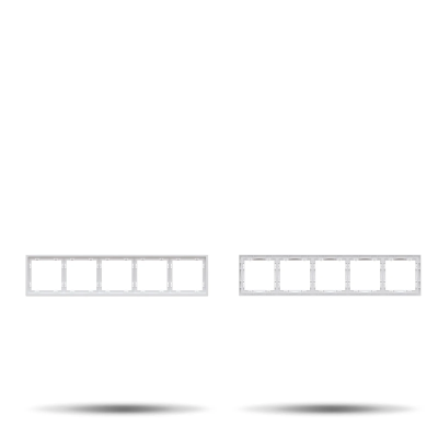 пятерная рамка “LUUM”, белый - Освещение от Luminance