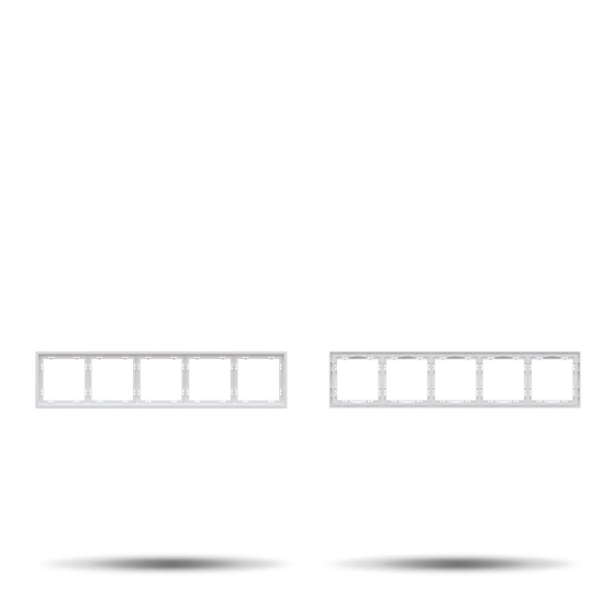 viiene raam “LUUM”, valge - Valgustus Luminance'ilt