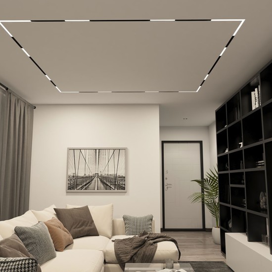 Corner SMART LINEAR track light - Lighting by Luminance