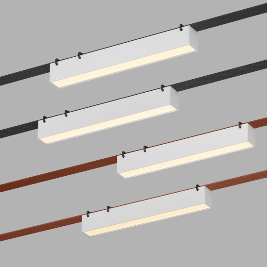 Трековый светильник BELTY LINEAR (белый, 32.3см, 3000К) - Освещение от Luminance