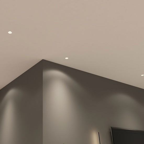 SPOT VIBI recessed round light (white) - Lighting by Luminance