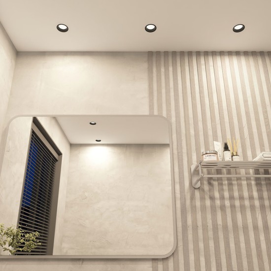 SPOT DEEP SPOT PORT waterproof recessed spotlight (black) - Lighting by Luminance