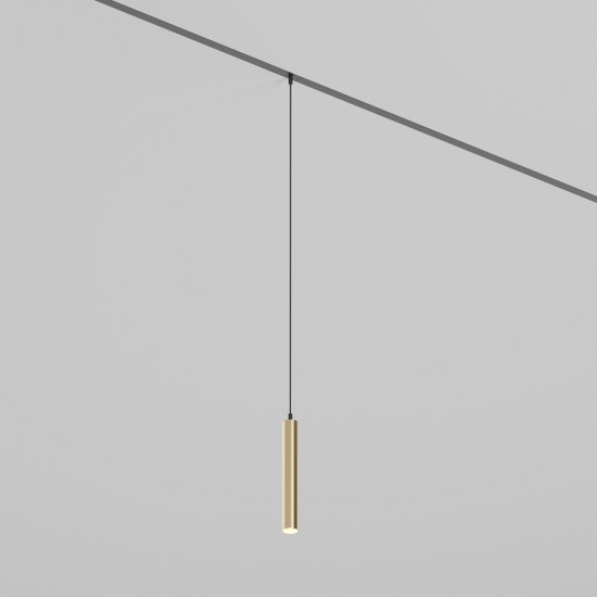 Suspended SMART SPOT track light (gold) - Lighting by Luminance