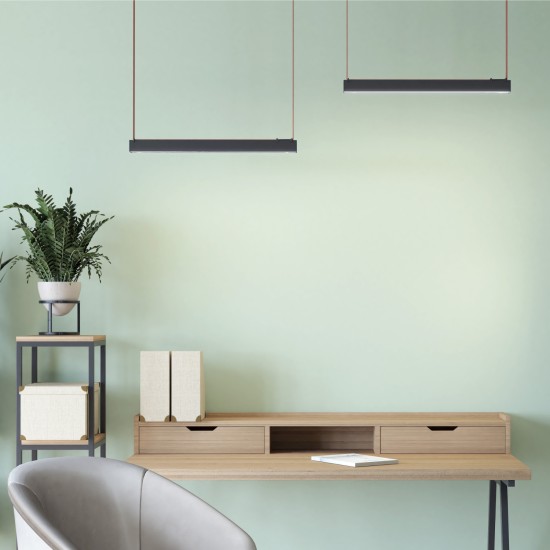 Трековый светильник BELTY LINEAR (черный, 64.2см, 3000К) - Освещение от Luminance