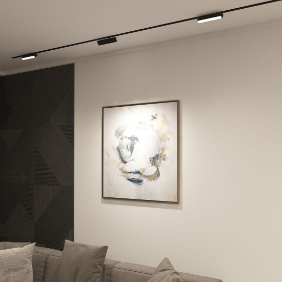 Rotatable SMART LINEAR track light - Lighting by Luminance
