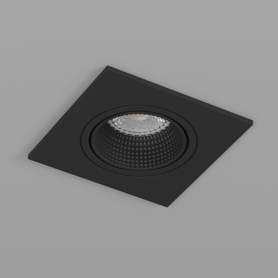 SPOT RODVIG recessed square light (black) - Lighting by Luminance