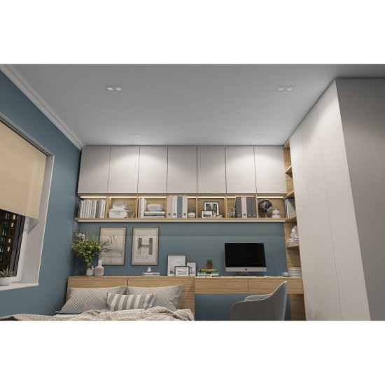 SPOT RODVIG recessed double rectangular light (white) - Lighting by Luminance