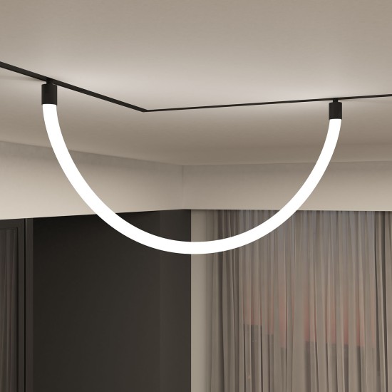 Flexible SMART RAY track light - Lighting by Luminance