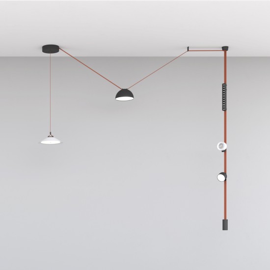 Трековый светильник BELTY GRILL (черный, 32.3см, 3000К) - Освещение от Luminance