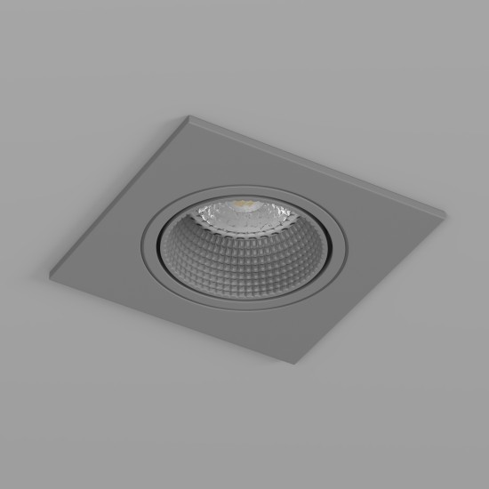 SPOT RODVIG recessed square light (grey) - Lighting by Luminance