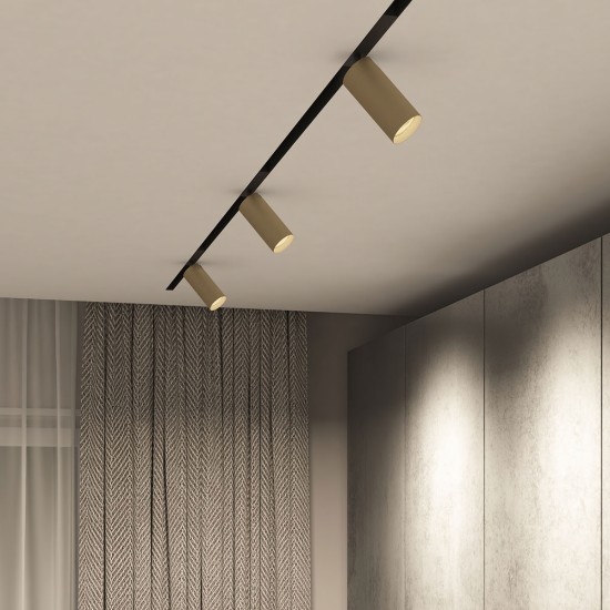 Directional SMART SPOT track light (gold, 20W) - Lighting by Luminance