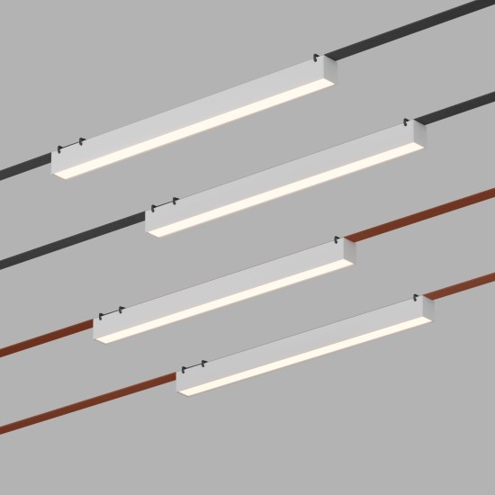 Трековый светильник BELTY LINEAR (белый, 64.2см, 3000К) - Освещение от Luminance