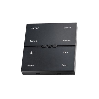 SMART wall control panel (battery-powered) (black) - Lighting by Luminance SMART wall control panel (battery-powered) (black) - Lighting by Luminance