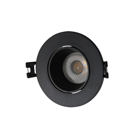 SPOT RODVIG recessed round light (black) - Lighting by Luminance