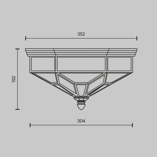 Laevalgusti Zeil, pronks - Valgustus Luminance'ilt