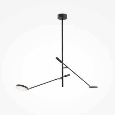 Ceiling luminaire Fad, Black, W230 mm - Lighting by Luminance