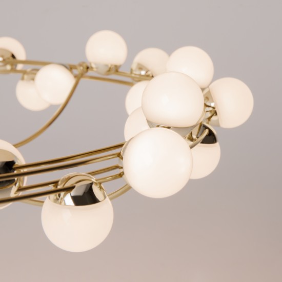 Laevalgusti Tessara, kuldne, D600 mm - Valgustus Luminance'ilt